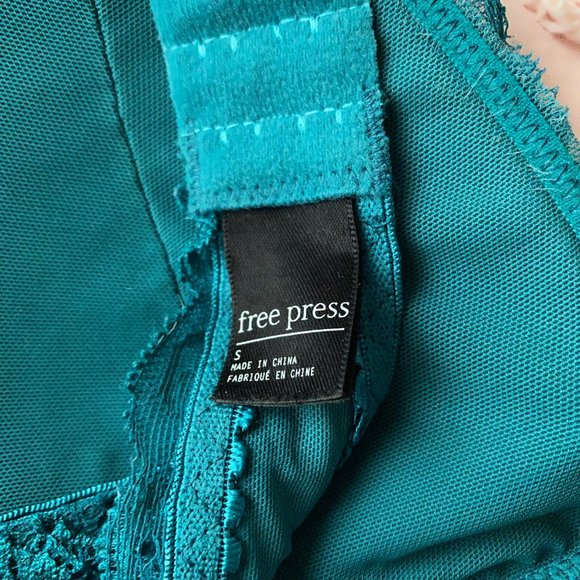 Free Press Teal Halter Bralette - Picture 4 of 4